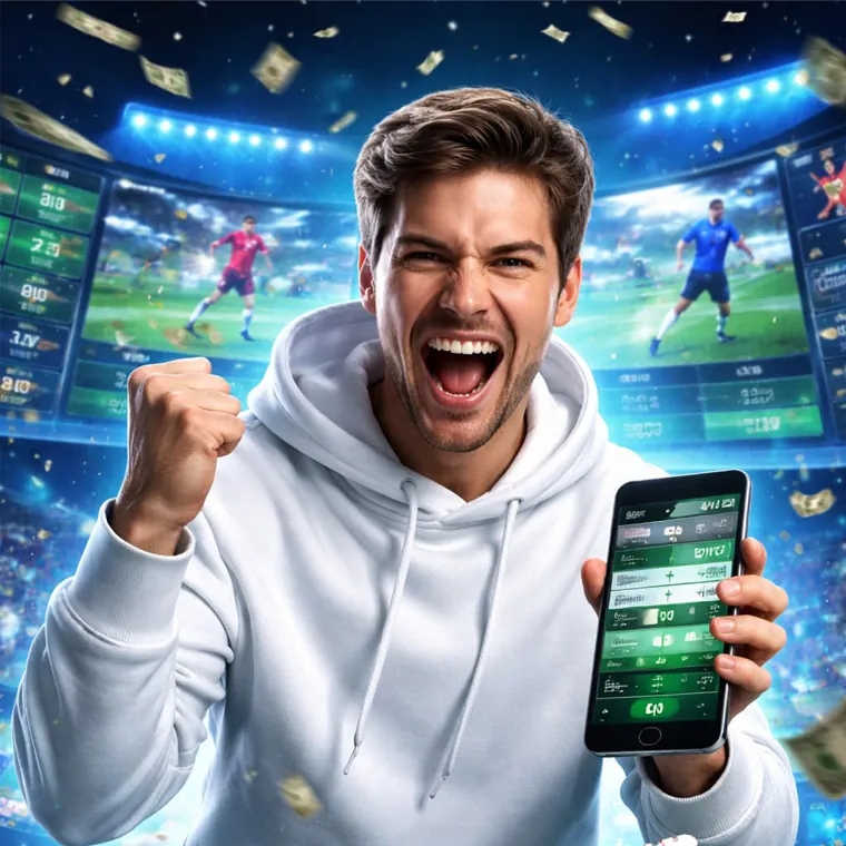 Nustar mobile app interface showing a poker game on a smartphone screen